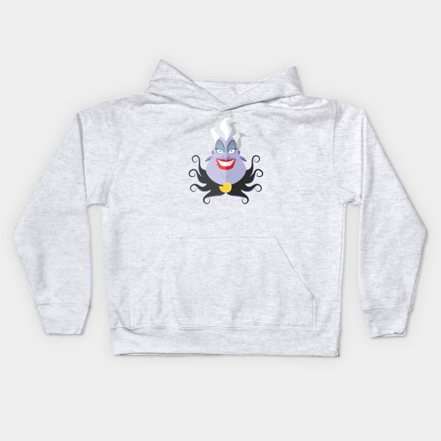 Ursula Kids Hoodie by AJIllustrates